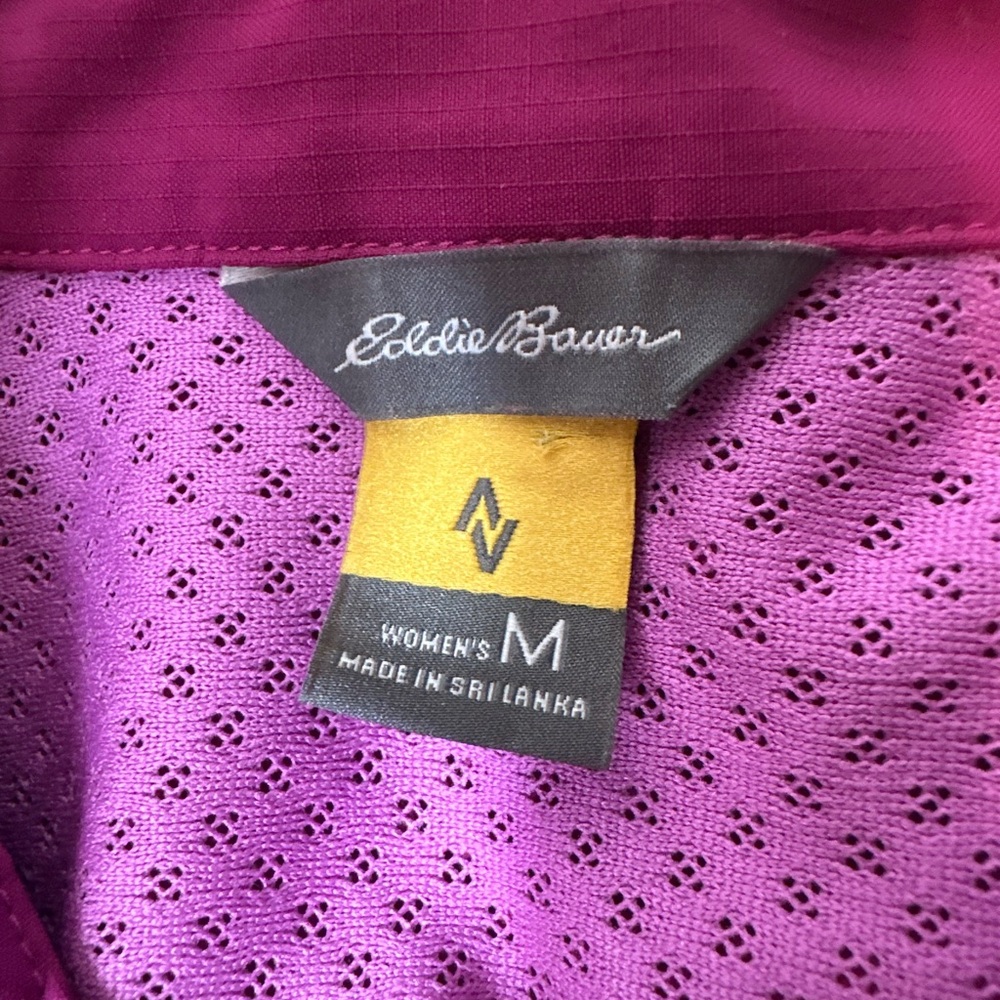 Eddie Bauer button down Sleeveless top Vented on side size medium - Picture 10 of 11